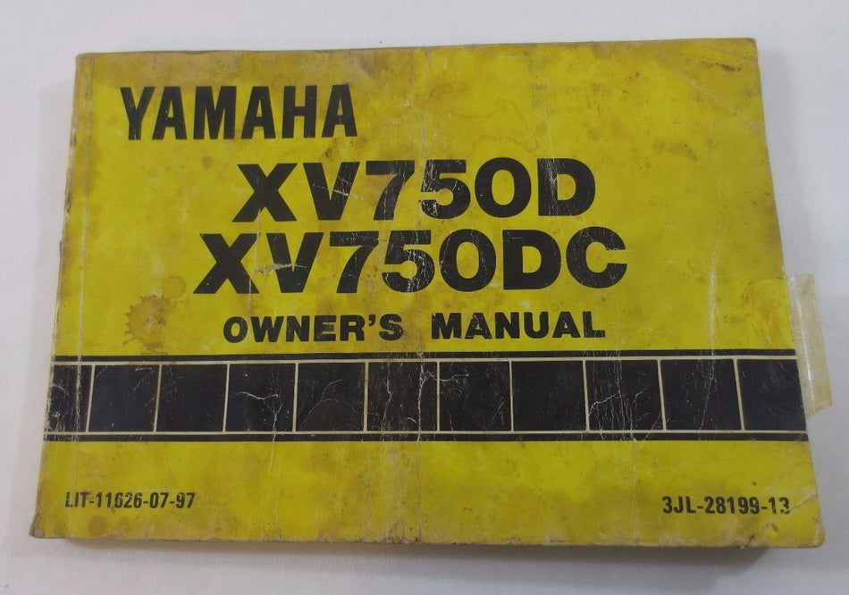 YAMAHA XV750D XV750DC OWNER'S MANUAL