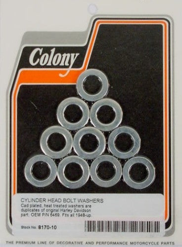 HARLEY CYLINDER HEAD BOLT WASHERS Cad Sportster Panhead Shovelhead