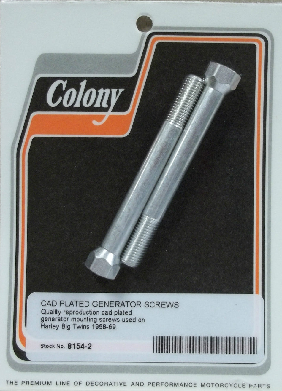 CAD PLATED GENERATOR SCREWS HARLEY PANHEAD SHOVELHEAD 58-69 8154-2