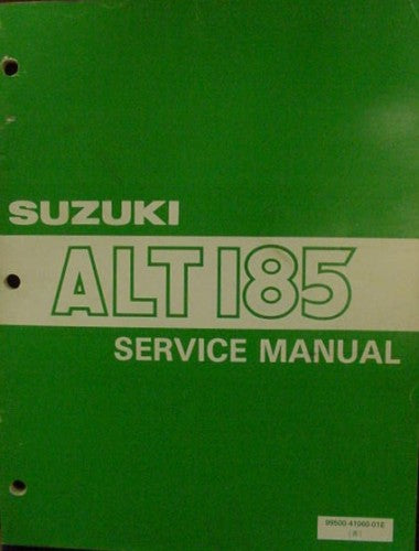 GENUINE SUZUKI ALT185 Factory SERVICE MANUAL  ALT 185