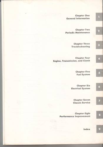 CLYMER KAWASAKI KZ400 SERVICE - REPAIR HANDBOOK M355