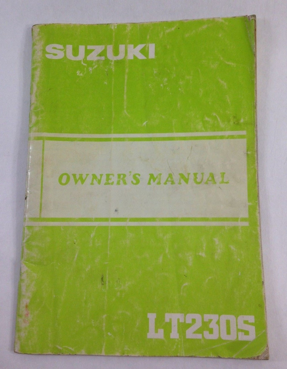 SUZUKI LT230S OWNER'S MANUAL