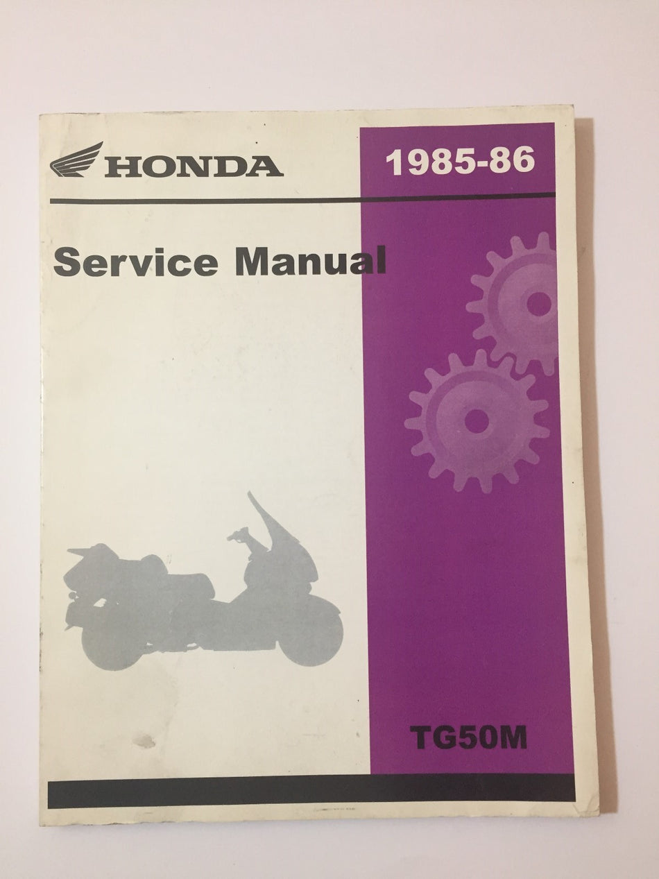HONDA TG50M SERVICE MANUAL 1985 1986