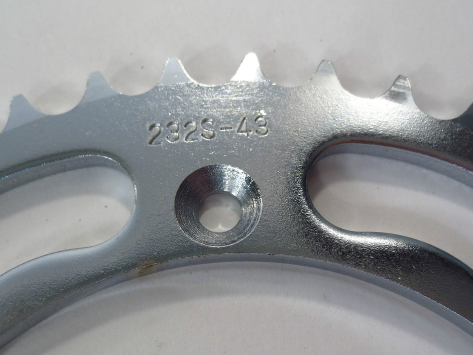 Sprocket SUZUKI PE175 RM250 DR350 RM400 43 Tooth Steel CCM600