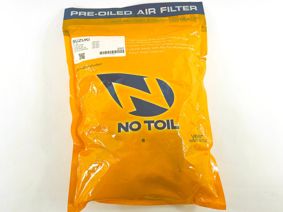 NO TOIL SUZUKI LTF250, LTZ250 AIR FILTER 3707