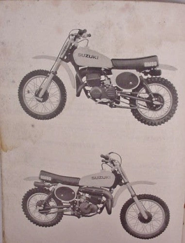 GENUINE SUZUKI OWNER'S MANUAL RM80 RM 80 VINTAGE-NICE