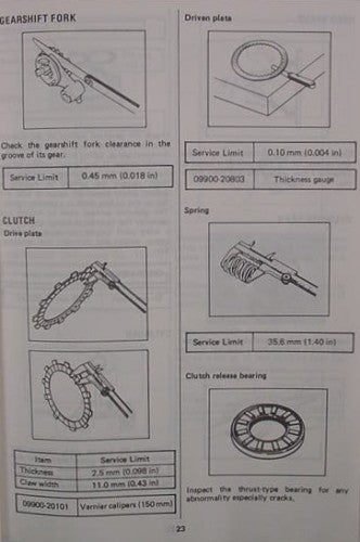 GENUINE SUZUKI RM125 OWNER'S MAINTENANCE MANUAL RM 125