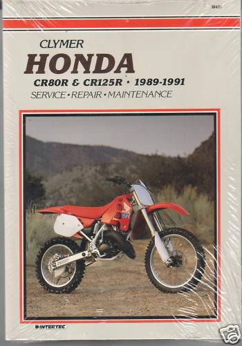 CLYMER HONDA CR80R CR125R SERVICE MANUAL  M431 NEW