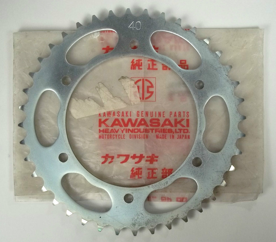New REAR SPROCKET 40T Kawasaki KLR250 250 KLR NOS