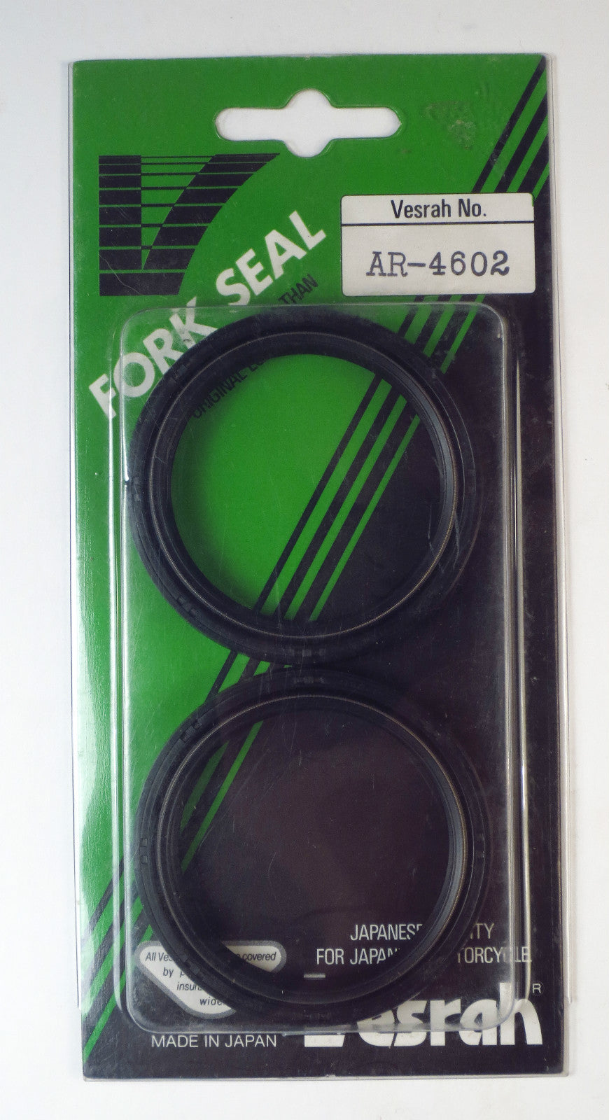 VESRAH FORK SEALS KAWASAKI KX500 KX250 HONDA CR250R CR500R