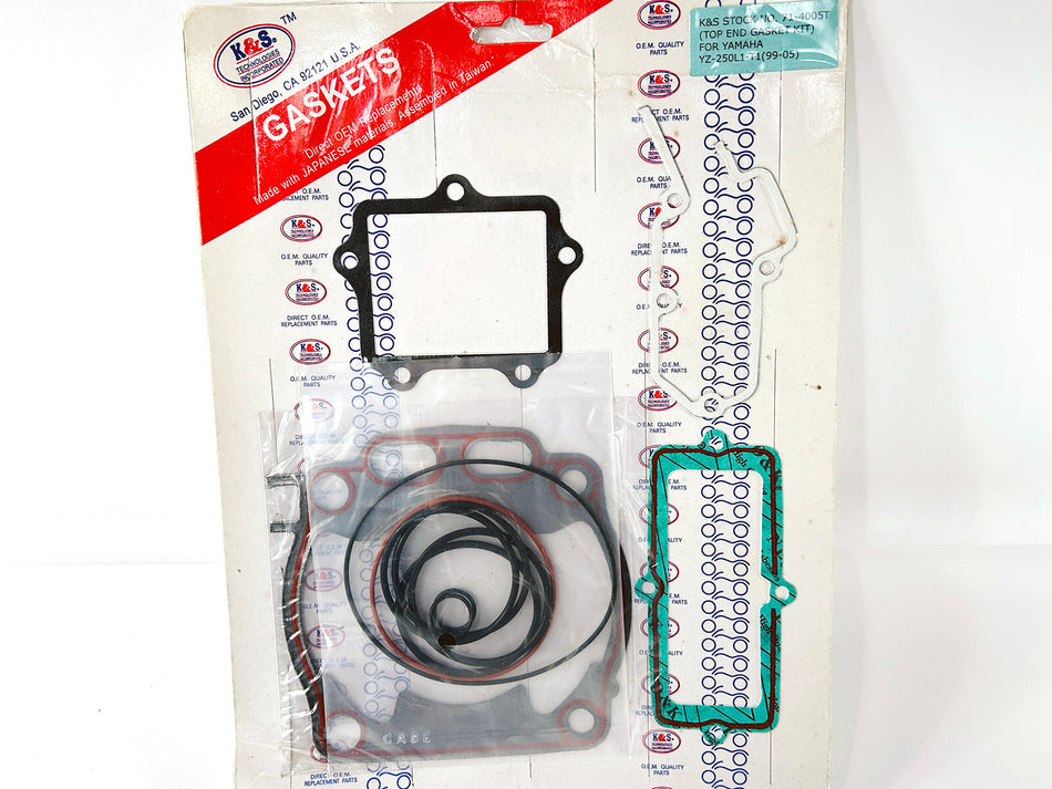 YAMAHA YZ250 TOP END GASKET SET K&S 99-05 71-4005-T