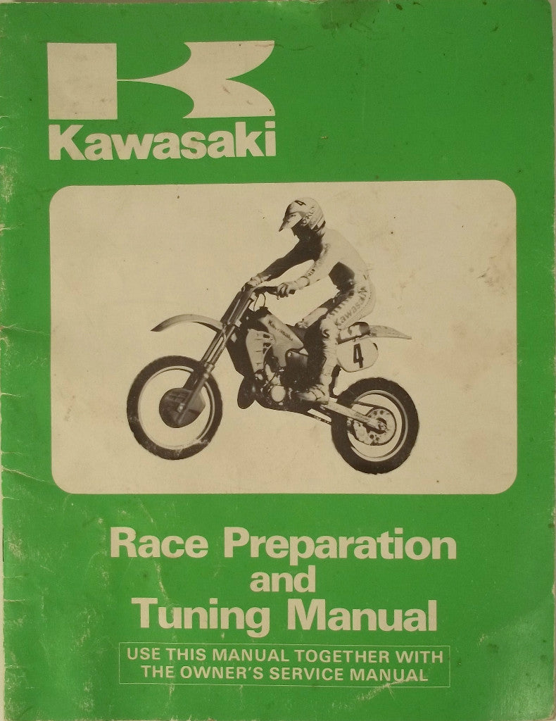 GENUINE KAWASAKI KX125 KX250 KX500 Race Preparation and Tuning Manual
