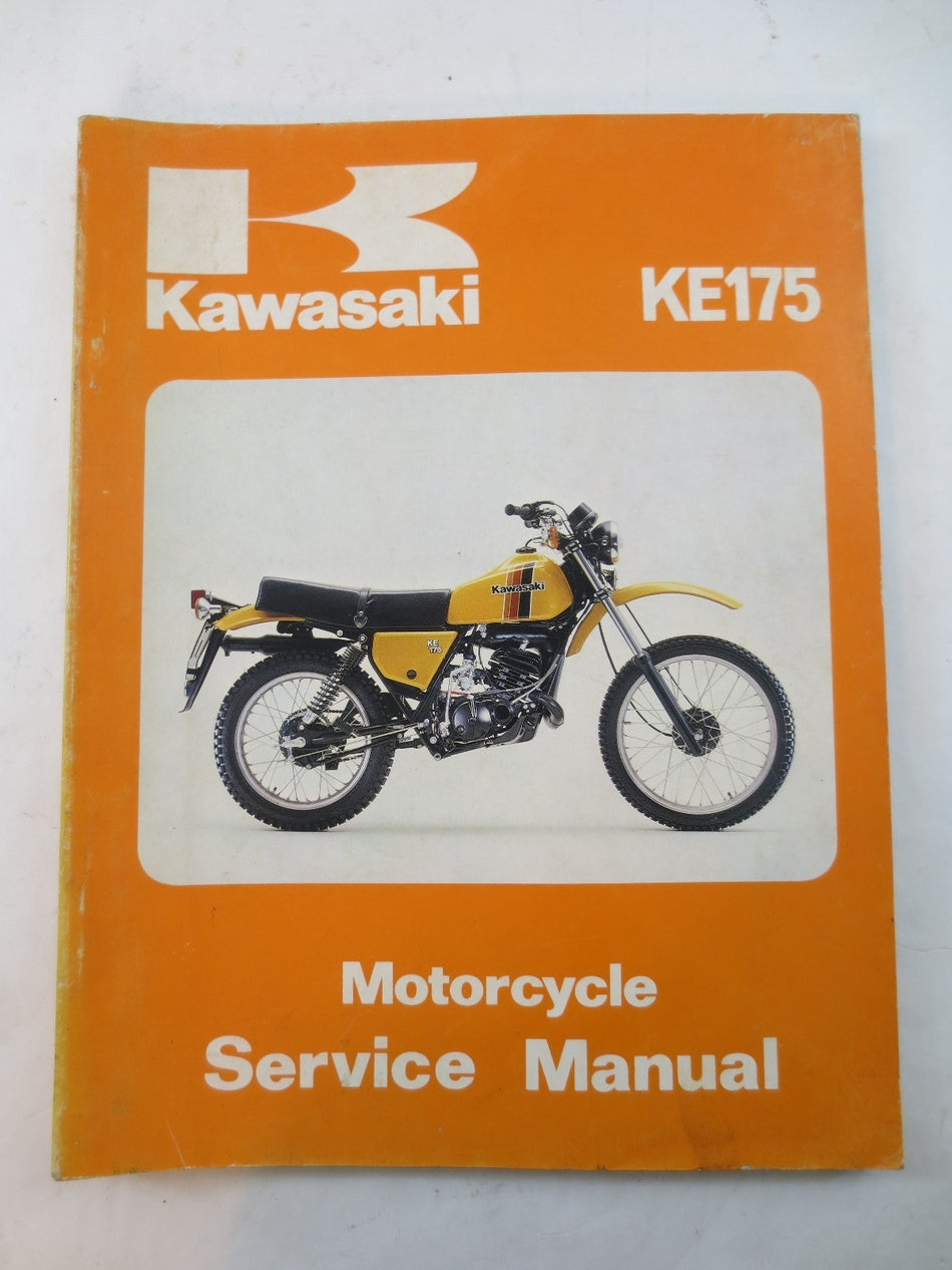 GENUINE KAWASAKI 1979 - 1982 KE175 SERVICE MANUAL 79-82