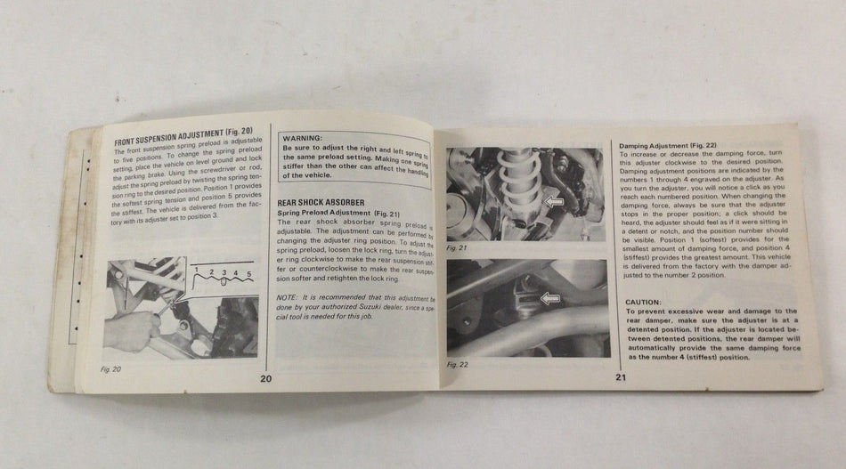 SUZUKI OWNER'S MANUAL LT250R