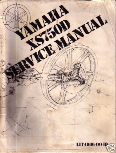 YAMAHA SERVICE XS750D XS 750 D TRIPLE  NICE! VINTAGE
