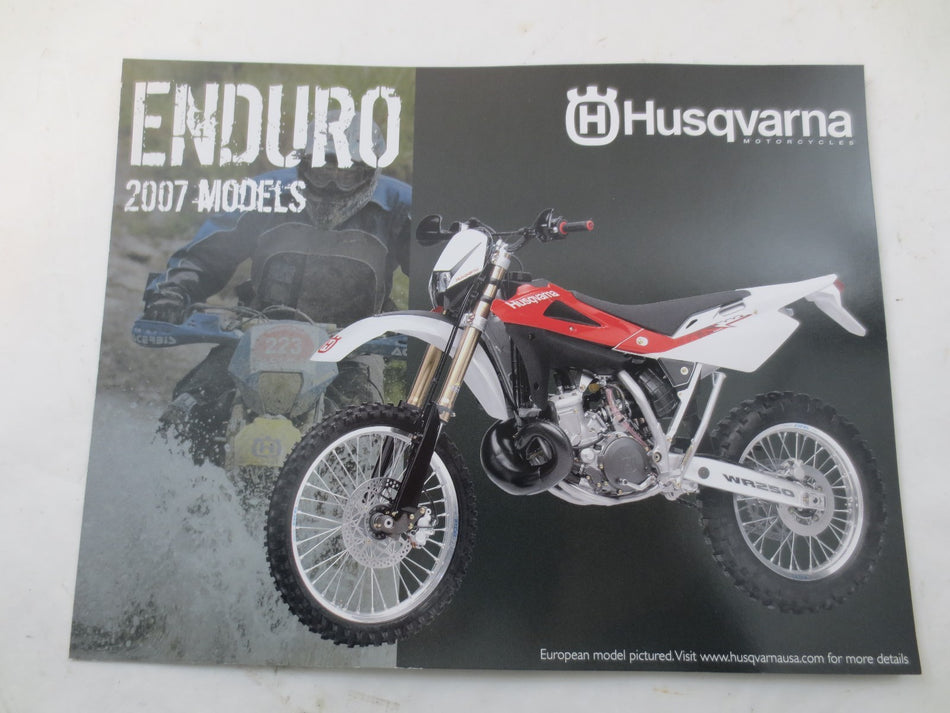 HUSQVARNA ENDURO 2007 MODELS SALES BROCHURE