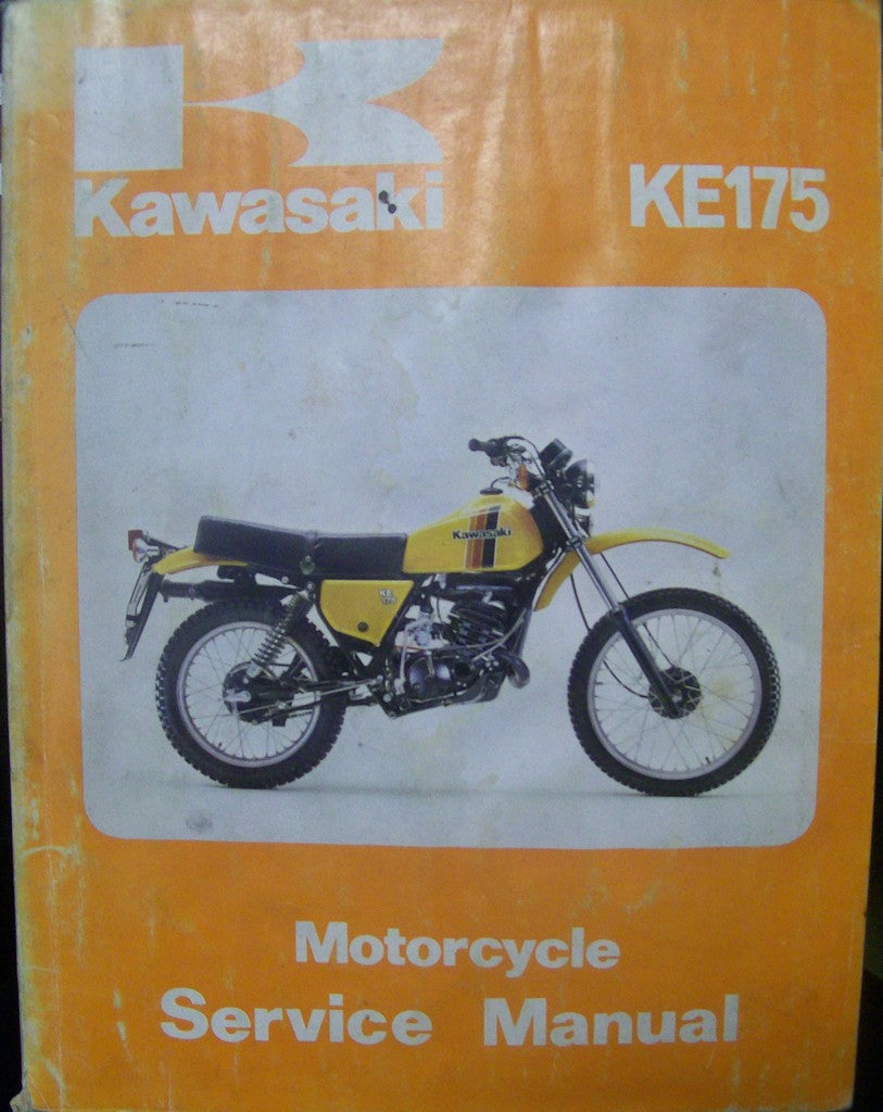 GENUINE KAWASAKI 1979 - 1980 KE175 D1 D2 SERVICE MANUAL