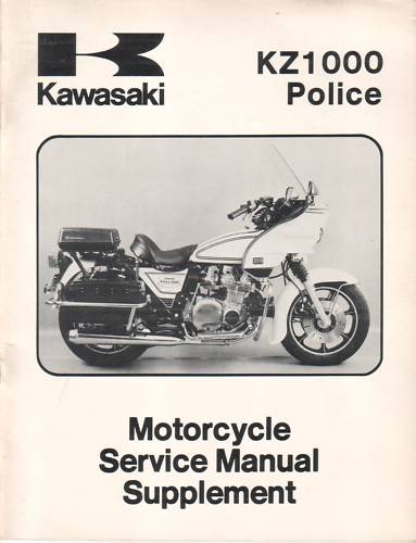 KAWASAKI KZ1000-C4 POLICE SERVICE MANUAL SUPPLEMENT '81