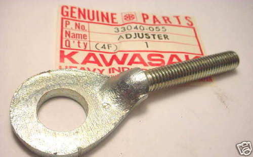 KAWASAKI KX250 KX450 74-76 NOS Chain Adjuster