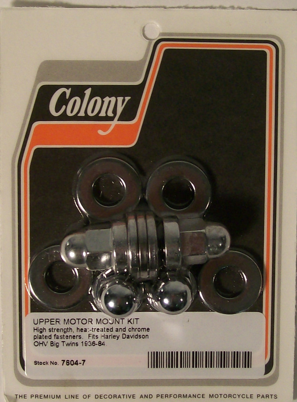 HARLEY PANHEAD SHOVELHEAD KNUCKLEHEAD ACORN UPPER MOTOR MOUNT KIT 7604-7