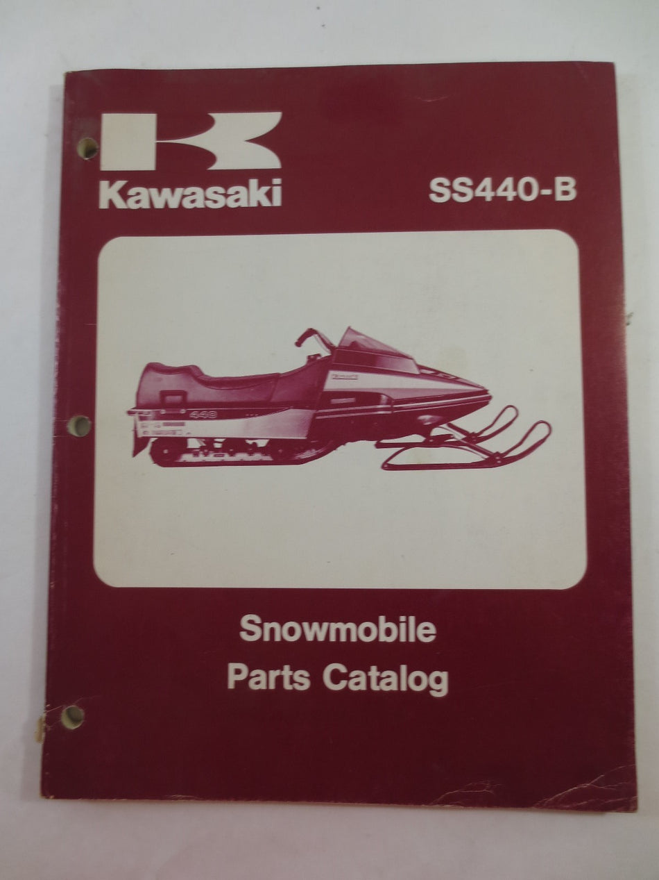 KAWASAKI SS440-B SNOWMOBILE PARTS CATALOG