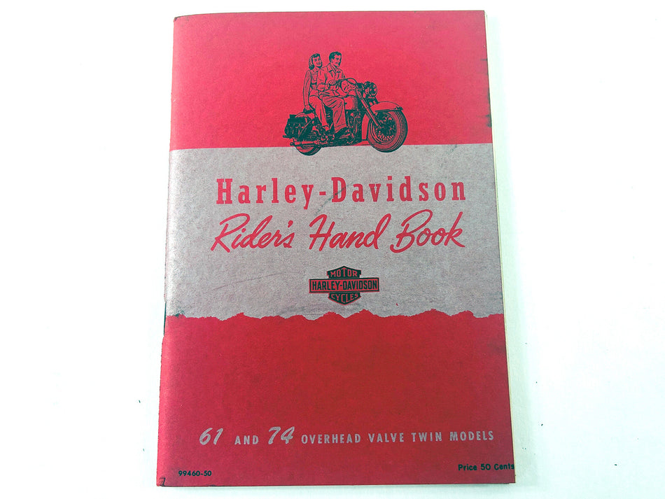 HARLEY PANHEAD RIDER'S HANDBOOK OHV 1955 99460-55