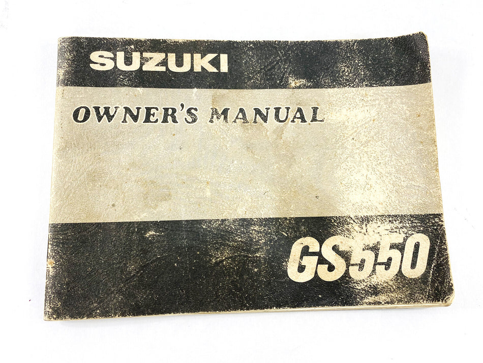 SUZUKI GS550 OWNER'S MANUAL 99011-47671-03A