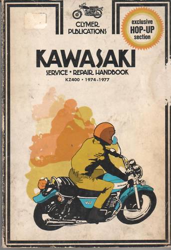 CLYMER KAWASAKI KZ400 SERVICE - REPAIR HANDBOOK M355