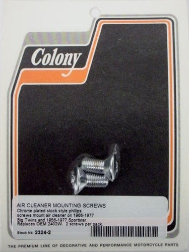AIR CLEANER MOUNT SCREWS HARLEY SHOVELHEAD SPORTSTER 2324-2