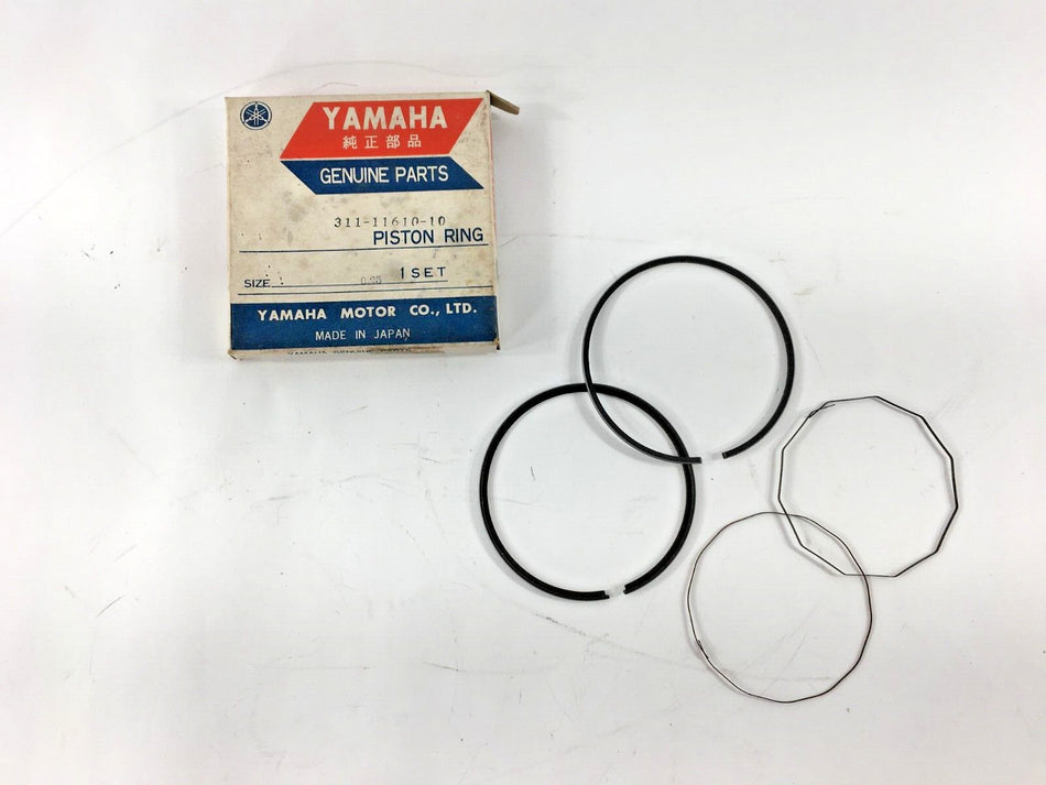 NOS YAMAHA DT2 1st PISTON RINGS DT3 FIRST OVER