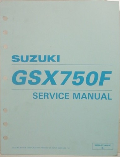GENUINE SUZUKI GSX750F GSX 750F SERVICE MANUAL 1998