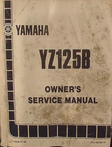 GENUINE YAMAHA OWNERS SERVICE MANUAL YZ125B YZ125 B