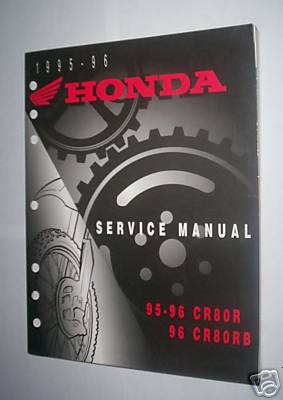 HONDA CR80R CR80RB Service Manual
