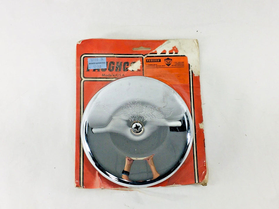 HARLEY PAUGHCO 7" ROUND AIR CLEANRE WITH EAGLE EMBLEM