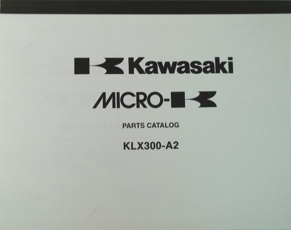 GENUINE KAWASAKI KLX300-A2 PARTS LIST CATALOG KLX300R 1997