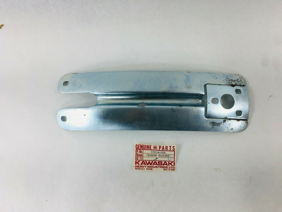 NOS KAWASAKI A1 A7 REAR FENDER GUSSET