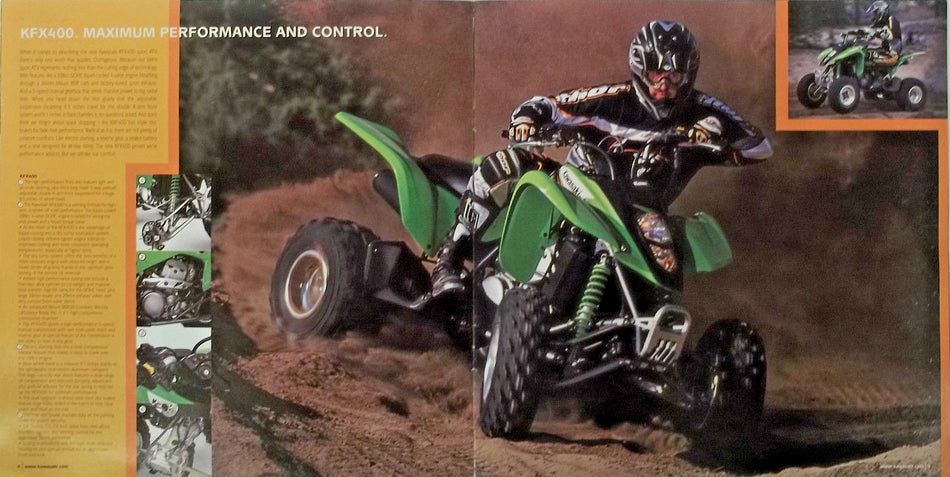 KAWASAKI All Terrain Vehicles Sport Model Year 2003 Sales Brochure Catalog