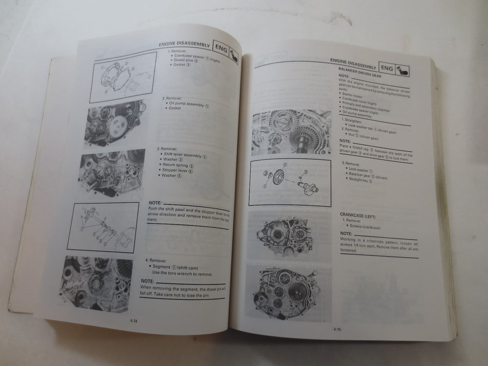 YAMAHA YFB250 (D-G) SERVICE MANUAL
