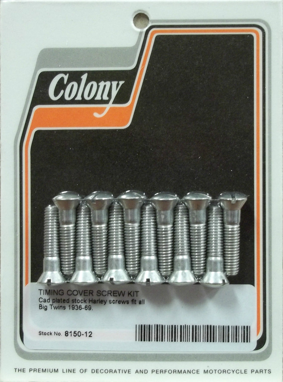 CAM COVER SCREW KIT Harley Panhead Knuckle Shovel UL 1936-1969 Cad 8150-12