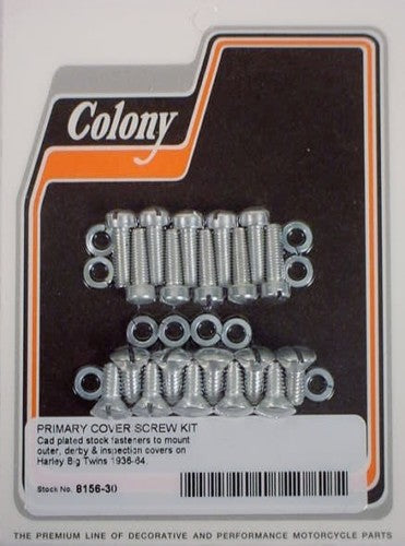 PRIMARY COVER SCREW KIT Harley Knucklehead Panhead UL