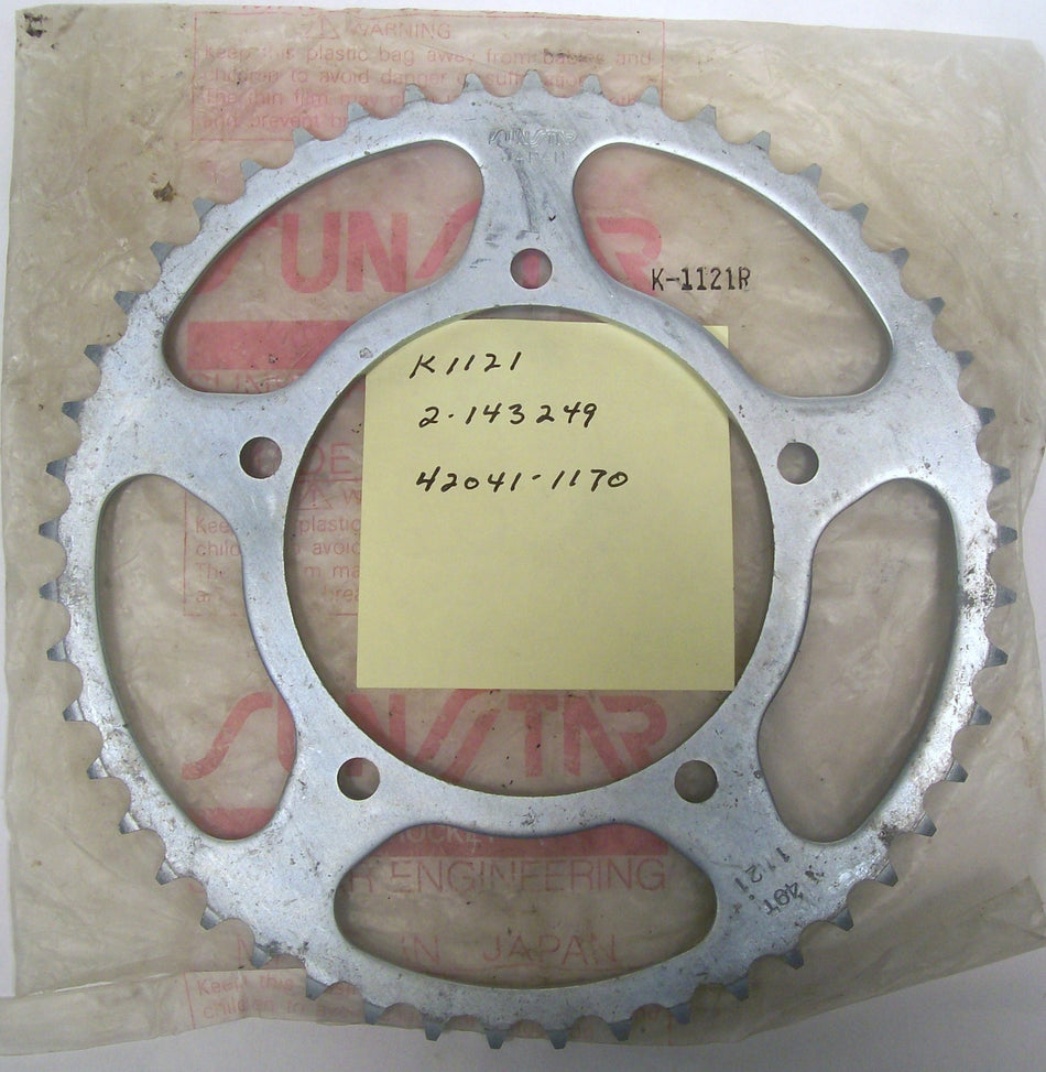 KAWASAKI KX60 KX80 KDX80 KX100 SUNSTAR 49 TOOTH REAR SPROCKET