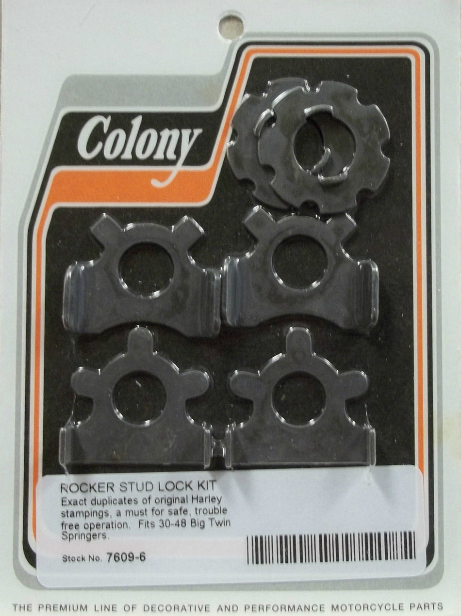 ROCKER STUD LOCK KIT SPRINGER FORK HARLEY PANHEAD VL UL 7609-6