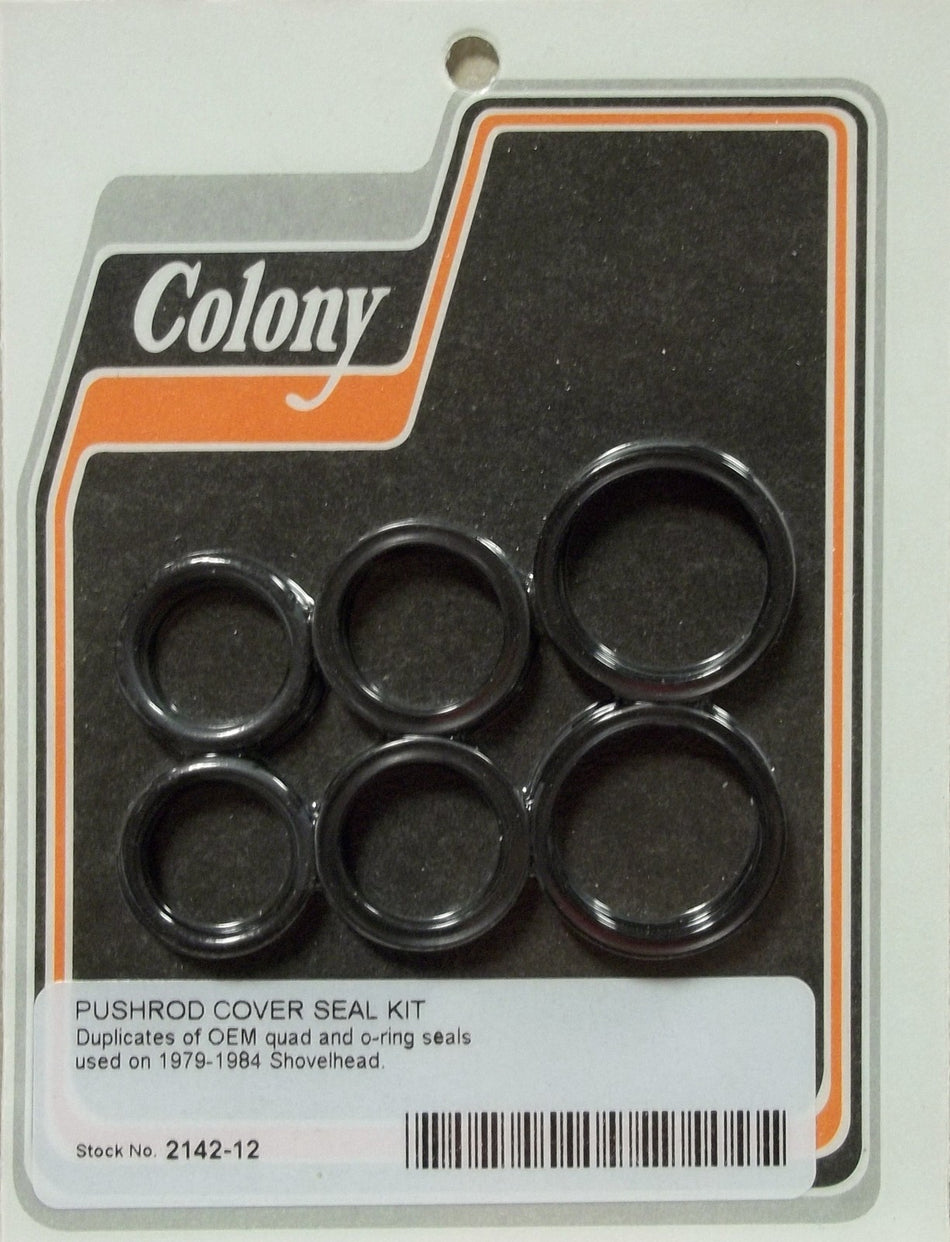 PUSH ROD COVER SEAL KIT Harley Shovelhead 2142-12