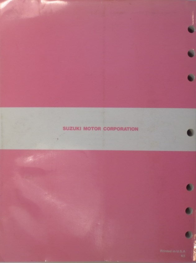 OEM SUZUKI LT-A700X SERVICE MANUAL 2004 99500-46060-01E
