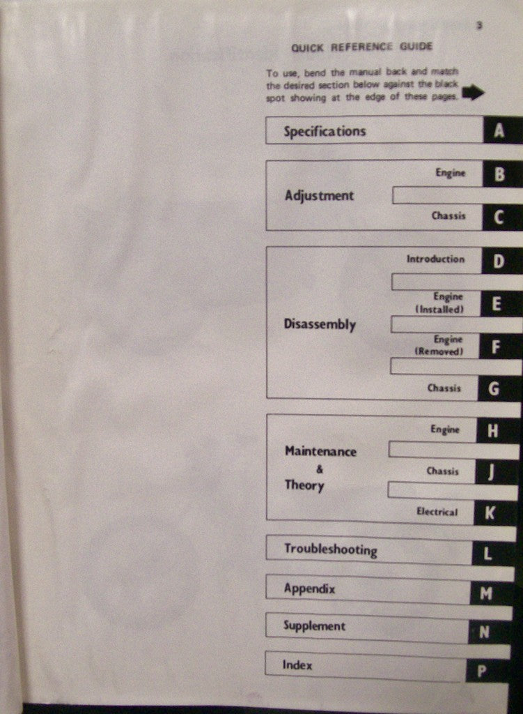 GENUINE KAWASAKI 1979 - 1980 KE175 D1 D2 SERVICE MANUAL