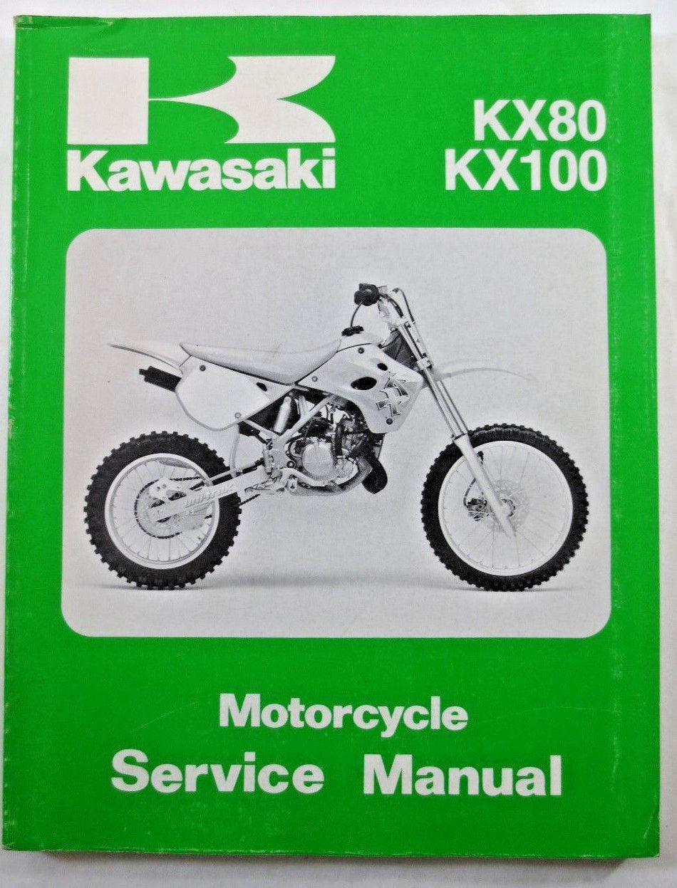 KAWASAKI KX80 KX100 SERVICE MANUAL 1991