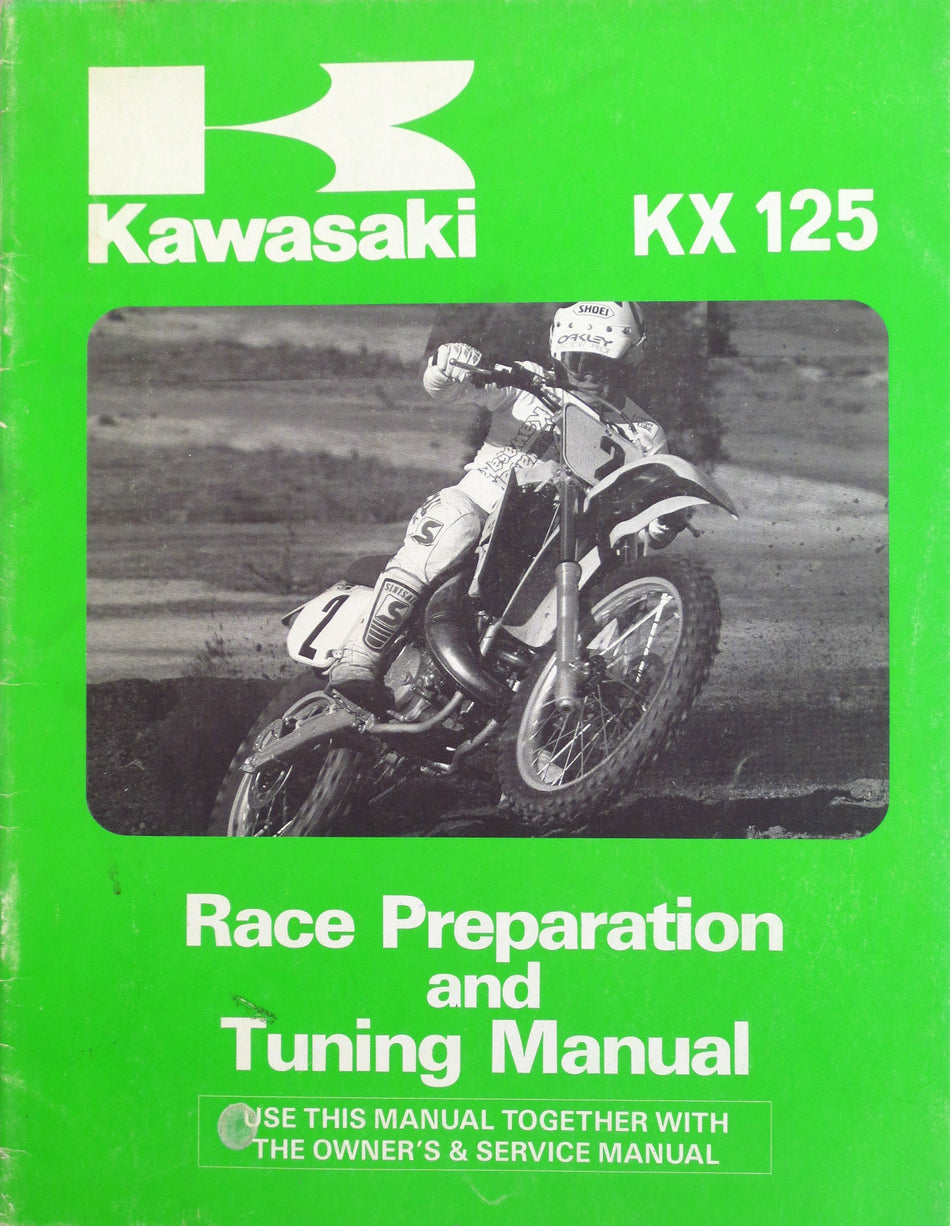 GENUINE KAWASAKI KX125 E2 Race Preparation and Tuning Manual
