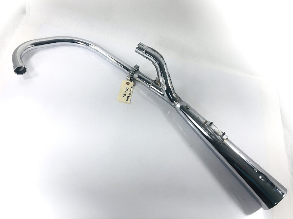 OEM SUZUKI GS850L LEFT SIDE MUFFLER ASSEMBLY 14302-45322