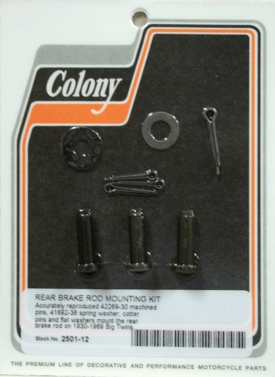 REAR BRAKE ROD MOUNT KIT HARLEY PANHEAD KNUCKLEHEAD VL 2501-12