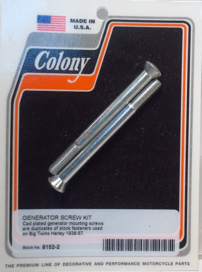 GENERATOR MOUNT SCREWS Harley Panhead Knucklehead 8152-2
